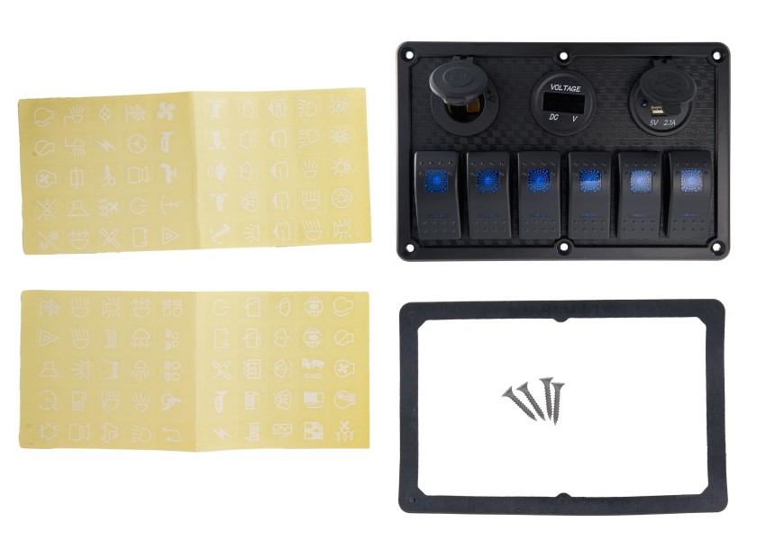 Купить SEATEC Control Panel / 6-section / incl. dual USB 29863-bvs 7ft.ru в интернет магазине Семь Футов