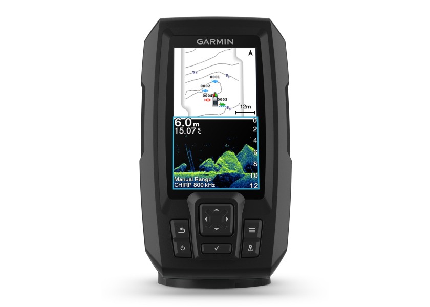 Купить Garmin 010-02550-01 Striker Vivid 4cv С преобразователем и диаграммой Черный Black 7ft.ru в интернет магазине Семь Футов