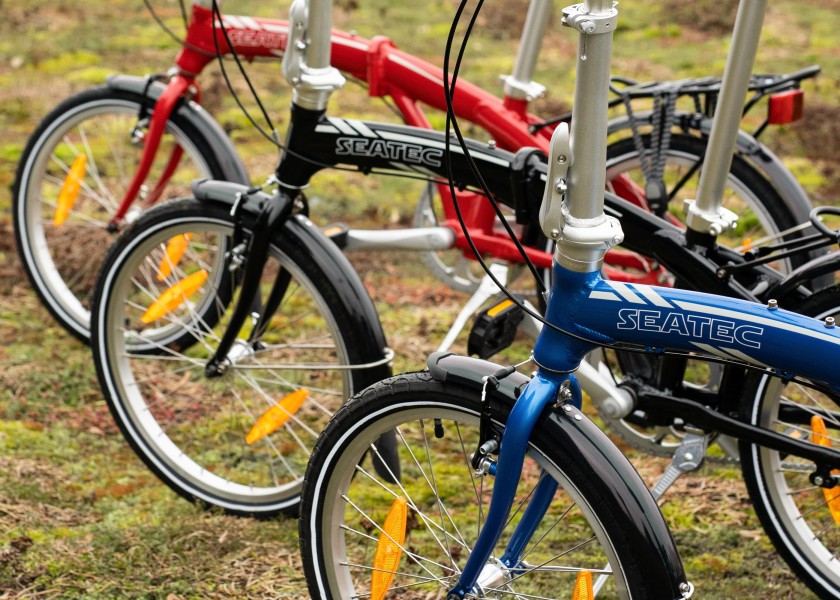 Купить SEATEC MARIN Aluminium Compact Folding Bike / 20 inch / blue 86181-bvs 7ft.ru в интернет магазине Семь Футов