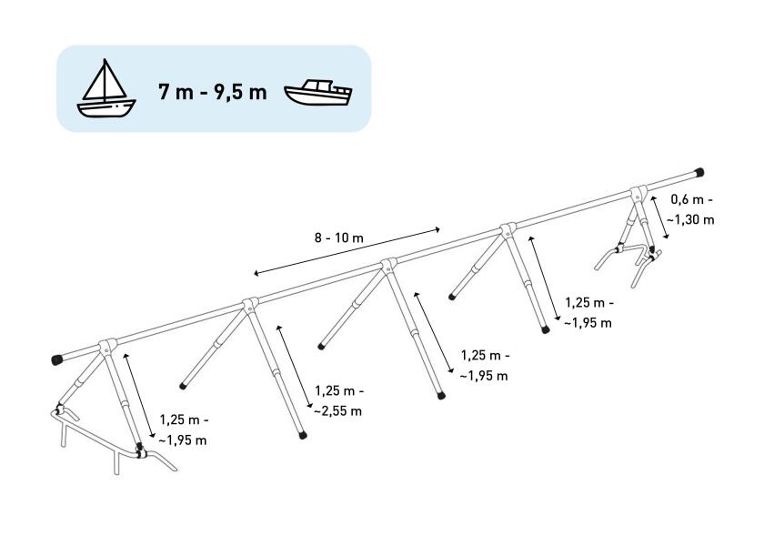 Купить NOA Winter Storage Tarp Deck Frame 34292-bvs 7ft.ru в интернет магазине Семь Футов