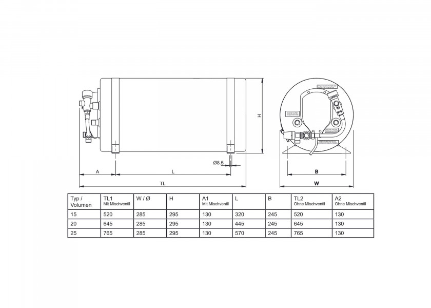 Купить ISOTHERM 601531S000003 SLIM Водогрейный бойлер / нержавеющая сталь / 15-25 литров / Объем: 15 л 40360-bvs 7ft.ru в интернет магазине Семь Футов