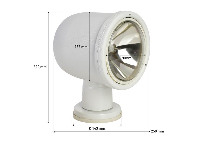Купить OCEAN TECHNOLOGIES SKY ONE - Xenon-Searchlight / 12 V 44027-bvs 7ft.ru в интернет магазине Семь Футов