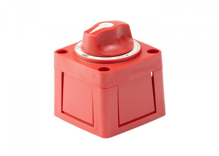 Купить Переключатель АКБ Blue Sea m-Series 6008 32В 300А 3-х позиционный красный 7ft.ru в интернет магазине Семь Футов