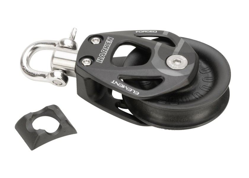 Купить Harken 6230 45 Mm Одиночный поворотный шкив Черный Black / Silver 7ft.ru в интернет магазине Семь Футов