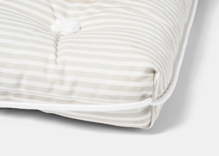 Купить Kapok Single Cushion / light grey / thin stripes 57355-bvs 7ft.ru в интернет магазине Семь Футов