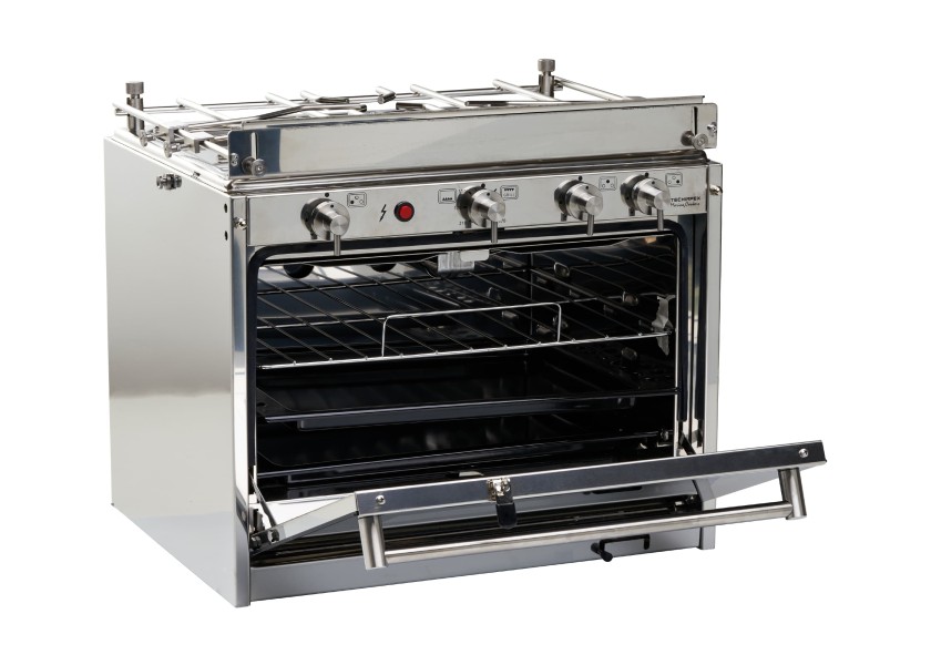 Купить TECHIMPEX TOP3 Stainless Steel Gas Oven / Grill 33007-bvs 7ft.ru в интернет магазине Семь Футов