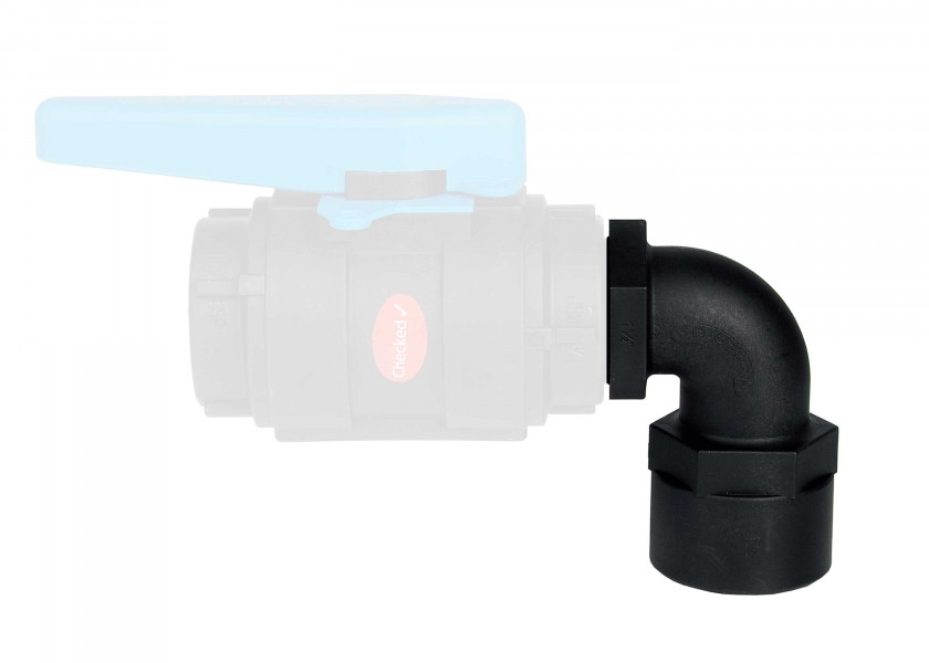 Купить TRUDESIGN Elbow fitting / female thread - male thread / 90° / plastic / black 74191-bvs 7ft.ru в интернет магазине Семь Футов