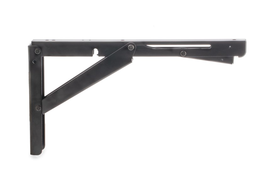 Купить Складной кронштейн для стола/сидения Roca 917565 Robust XL 200/100кг 290Нм из чёрной окисленной нержавеющей стали AISI304 7ft.ru в интернет магазине Семь Футов