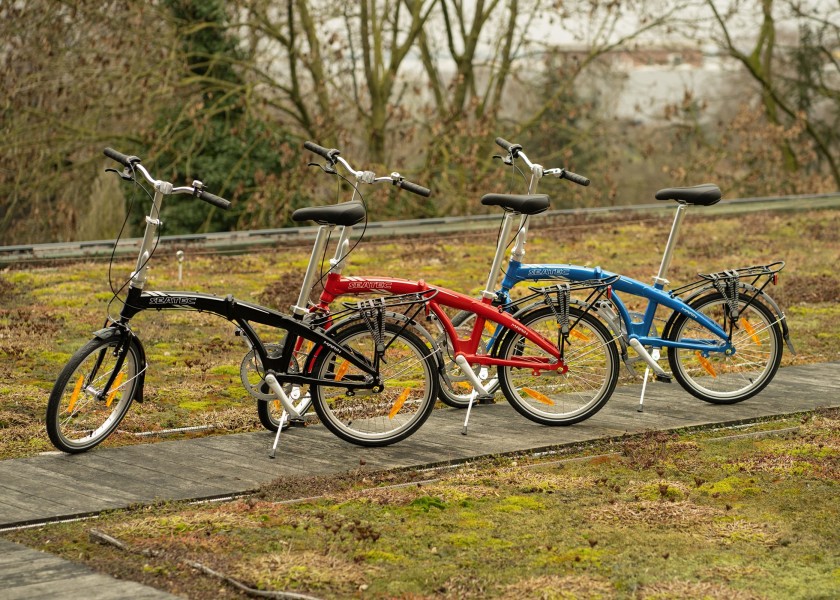 Купить SEATEC MARIN Aluminium Compact Folding Bike / 20 inch / blue 86181-bvs 7ft.ru в интернет магазине Семь Футов