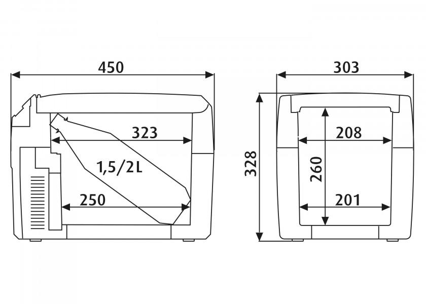 Купить Термоэлектрический портативный холодильник Dometic TropiCool TCX 14 9600013319 303 x 328 x 450 мм 14 л 7ft.ru в интернет магазине Семь Футов