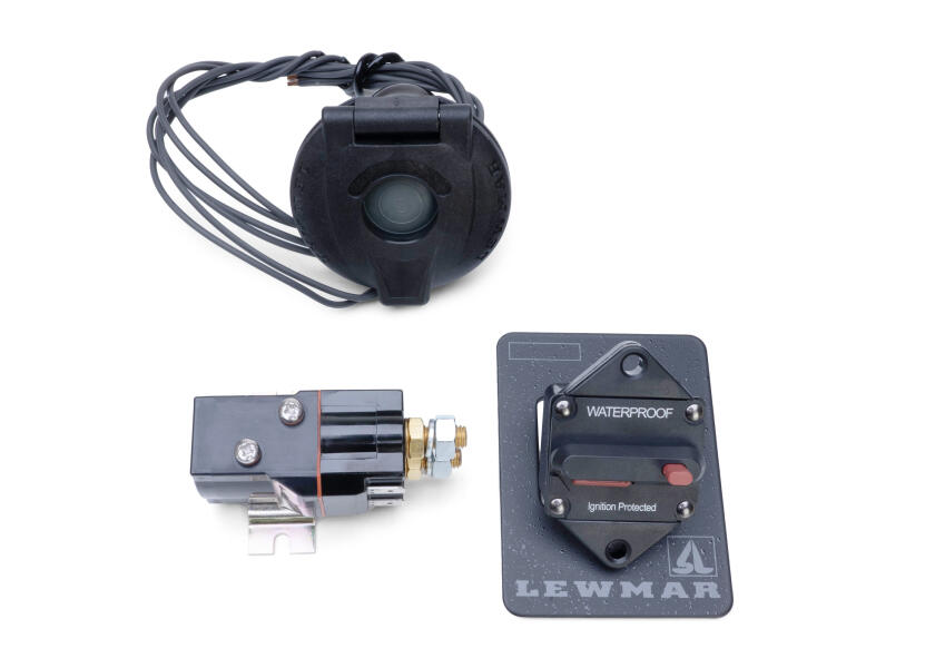 Купить LEWMAR 49555210 Электрическая лебедка EVO / 55 EST / алюминий / черная / 12 В 7ft.ru в интернет магазине Семь Футов