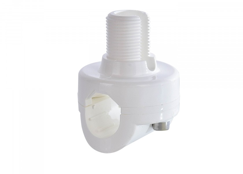 Купить Крепление GPS-антенны Glomex RA145 на трубу/рейку Ø22-25мм из белого нейлона 7ft.ru в интернет магазине Семь Футов