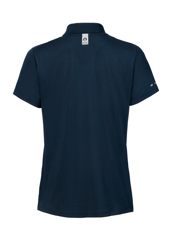 Купить MUSTO 82443_597-14 Женская рубашка-поло Evolution Crew SUNBLOCK / темно-синий / Размер одежды: 42 7ft.ru в интернет магазине Семь Футов