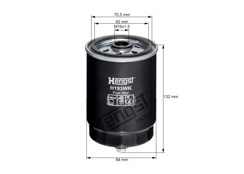 Купить HENGST H193WK Дизельный фильтр для Deutz серии 913 с 01/80 г. 60167-bvs 7ft.ru в интернет магазине Семь Футов