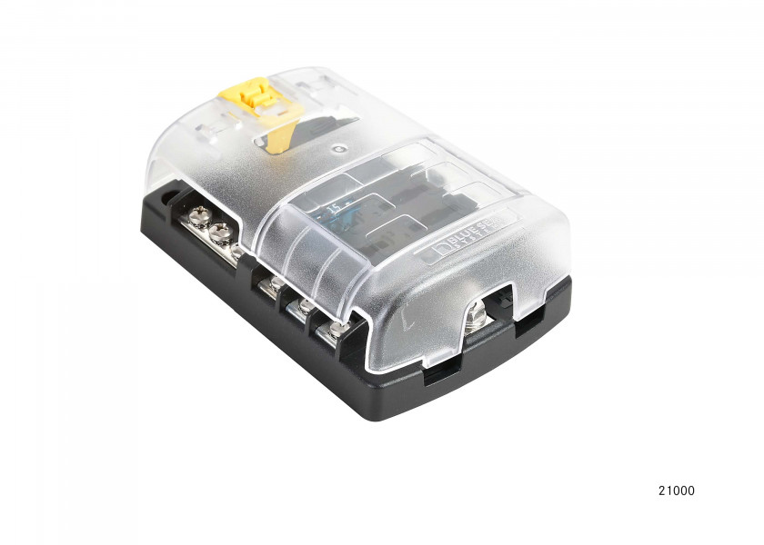 Купить Блок предохранителей ATO/ATC Blue Sea 5025 ST-Blade 30/100А 32В на 6 предохранителей с отрицательной шиной и крышкой 7ft.ru в интернет магазине Семь Футов