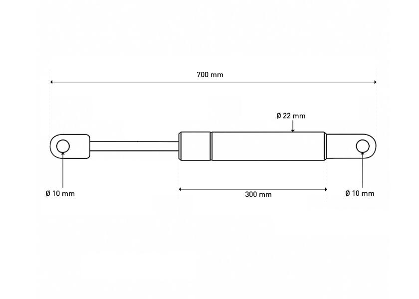 Купить Gas Springs 33305-bvs 7ft.ru в интернет магазине Семь Футов