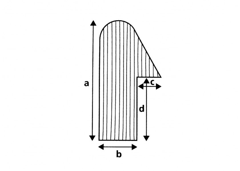 Купить ARC N007 Тиковый карниз, ок. 2 м 70055-bvs 7ft.ru в интернет магазине Семь Футов