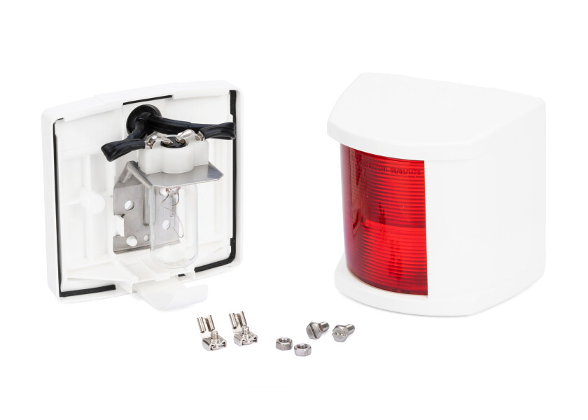Купить Бортовой огонь красный Hella Marine 2984 2LT 002 984-381 12 В 25 Вт белый корпус для судов до 20 м 7ft.ru в интернет магазине Семь Футов