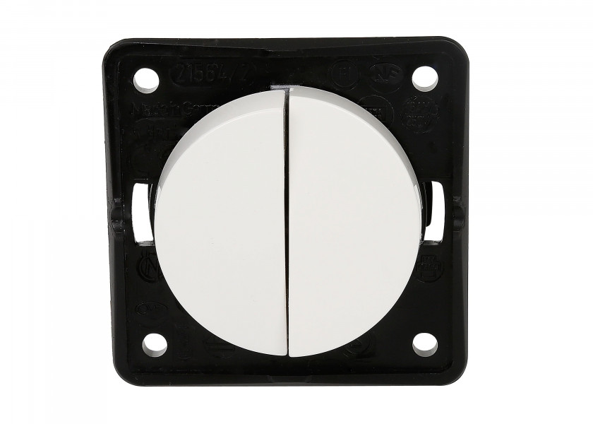 Купить BAVARIA Rocker Switch Double / white 23647-bvs 7ft.ru в интернет магазине Семь Футов