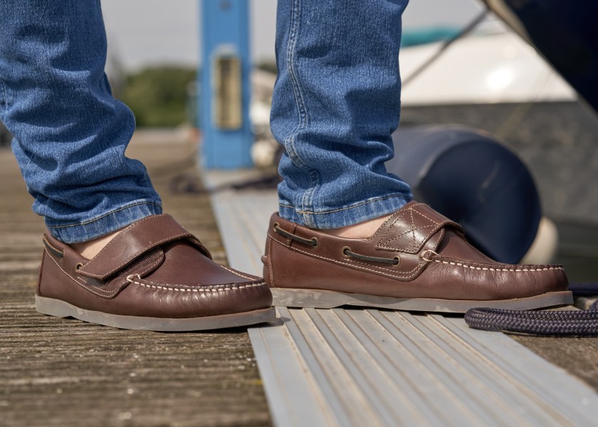 Купить SEATEC 56CS8510-41 Топсайдеры на липучке / коричневый / Размер обуви: 41 7ft.ru в интернет магазине Семь Футов