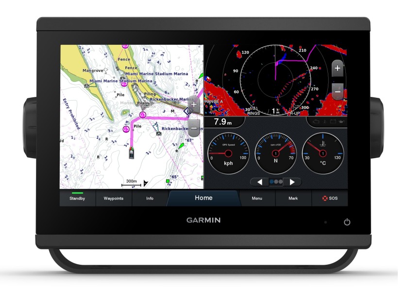 Купить Garmin 010-02366-02 GPSMAP 923xsv 9´´ Картплоттер/сонар с ClearVü/SideVü и традиционным сонаром CHIRP Базовая карта мира Черный Black 7ft.ru в интернет магазине Семь Футов