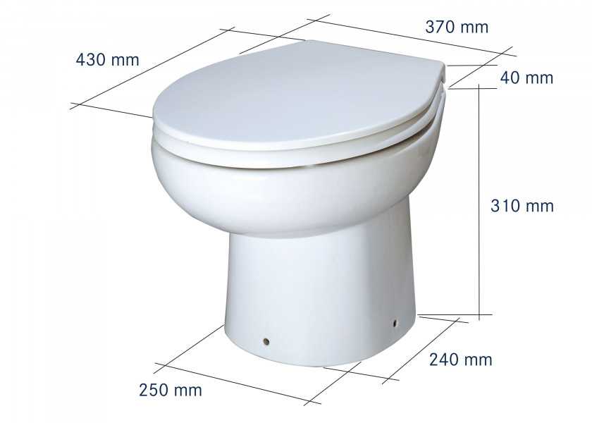 Купить SANIMARIN 31 Бортовой туалет COMFORT / 12 В 7ft.ru в интернет магазине Семь Футов