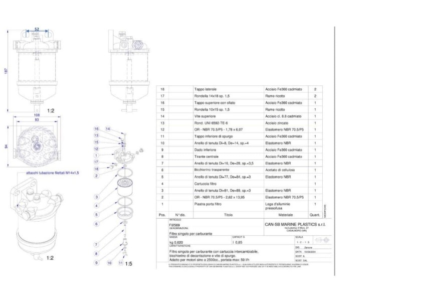 Купить Prefilter & Water Seperator Type CAV FLOW 50 / to 137 HP 66401-bvs 7ft.ru в интернет магазине Семь Футов