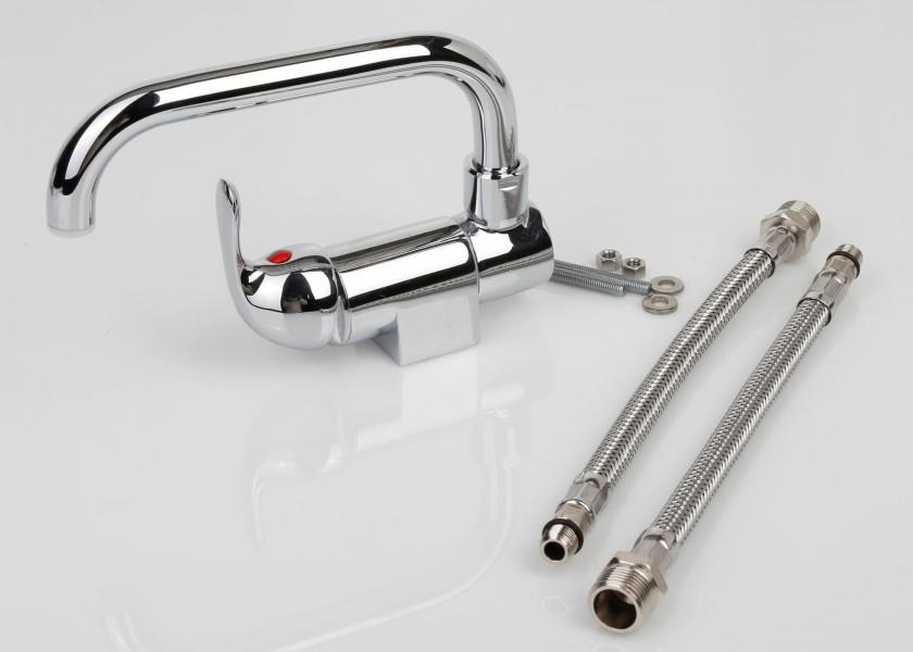 Купить BARKA ML2600 Однорычажный смеситель с длинным поворотным изливом 12046-bvs 7ft.ru в интернет магазине Семь Футов