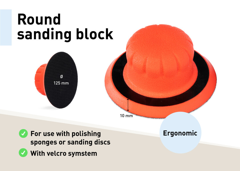 Купить SEATEC Sanding Block 125 mm 31252-bvs 7ft.ru в интернет магазине Семь Футов