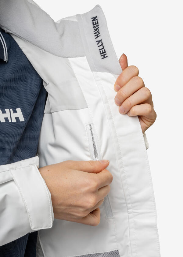 Купить Helly hansen 34448_001-l Куртка Crew Hooded 2.0 White 30x25x10 7ft.ru в интернет магазине Семь Футов