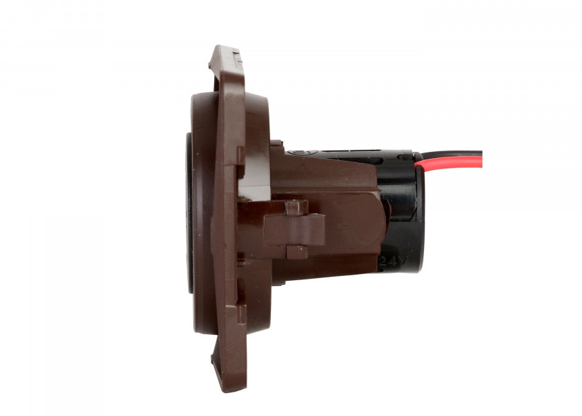 Купить BERKER 926022501 Двойная розетка USB / коричневая / 2x 2,5 А 48519-bvs 7ft.ru в интернет магазине Семь Футов