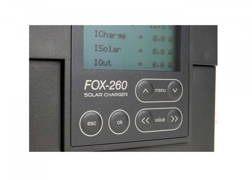 Купить SUNWARE 13800265 Регулятор заряда солнечной батареи FOX-260 Lithium/PWM 7ft.ru в интернет магазине Семь Футов