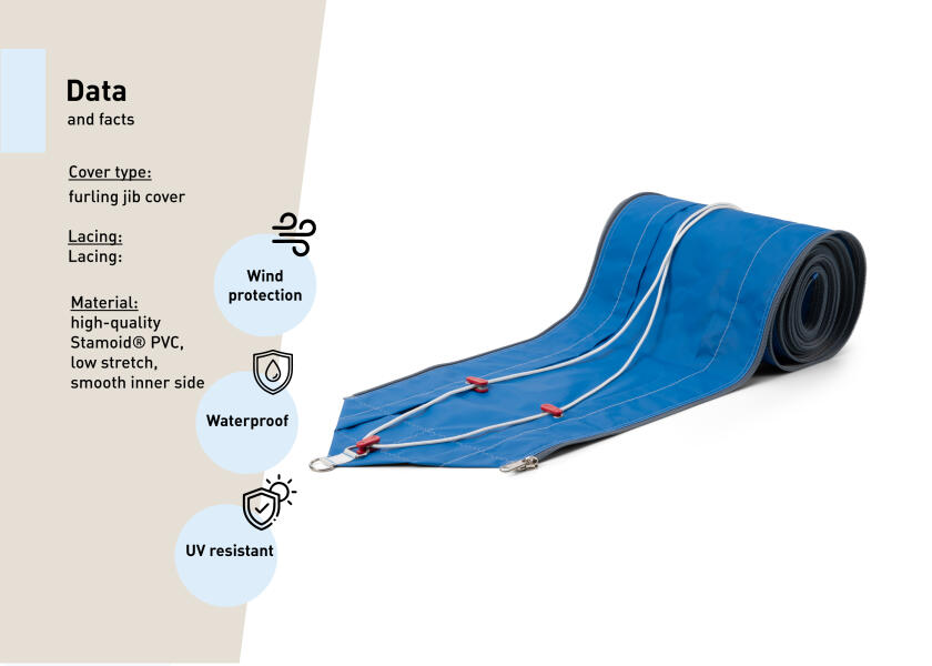 Купить DIEKOW SAILS Носки Furling Jib / королевский синий / Длина: 10,35 м 7ft.ru в интернет магазине Семь Футов