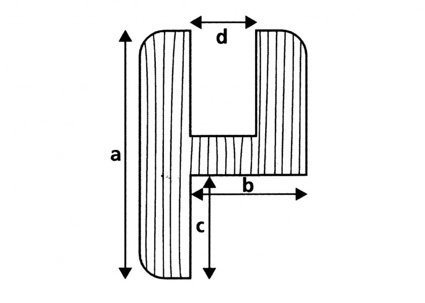 Купить ARC T003 Каркас из тикового дерева, около 2 м 70068-bvs 7ft.ru в интернет магазине Семь Футов