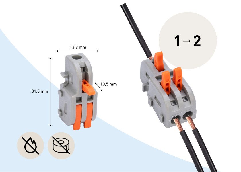 Купить SEATEC Modular Connector 1 input 2 outputs / 0.2 – 4 mm2 / 5 pcs. 29751-bvs 7ft.ru в интернет магазине Семь Футов