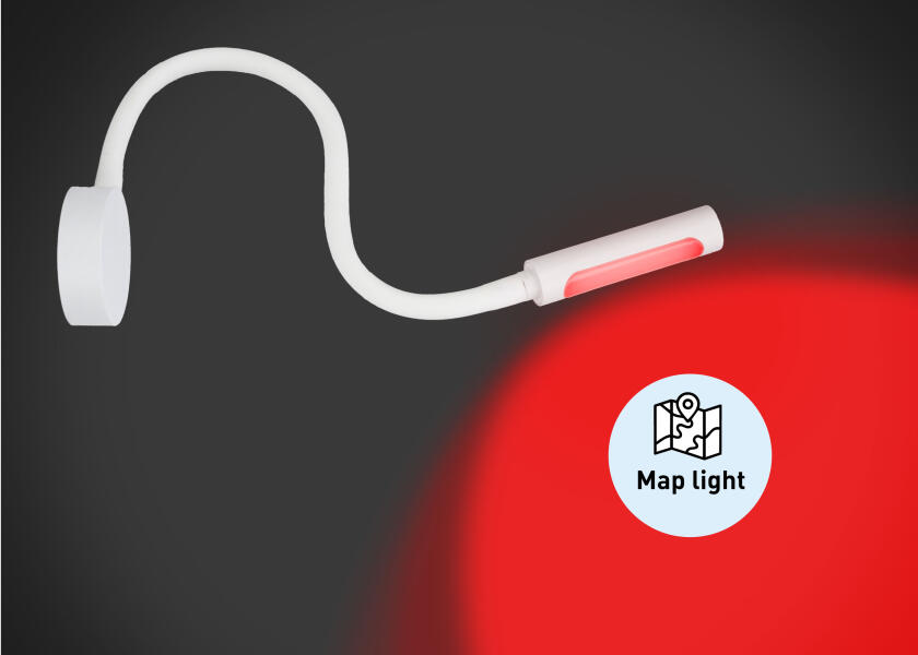 Купить SEATEC LED Reading Light with Dimmer & USB-C / white / warm white/red 31991-bvs 7ft.ru в интернет магазине Семь Футов