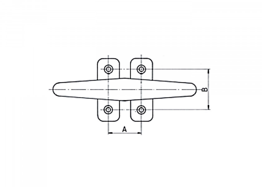 Купить PFEIFFER 7317001 Морской флот – швартовые утки / Длина: 225 мм 7ft.ru в интернет магазине Семь Футов