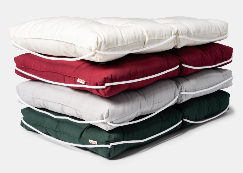 Купить Двойная подушка Kapok / бордово-красный 57288-bvs 7ft.ru в интернет магазине Семь Футов