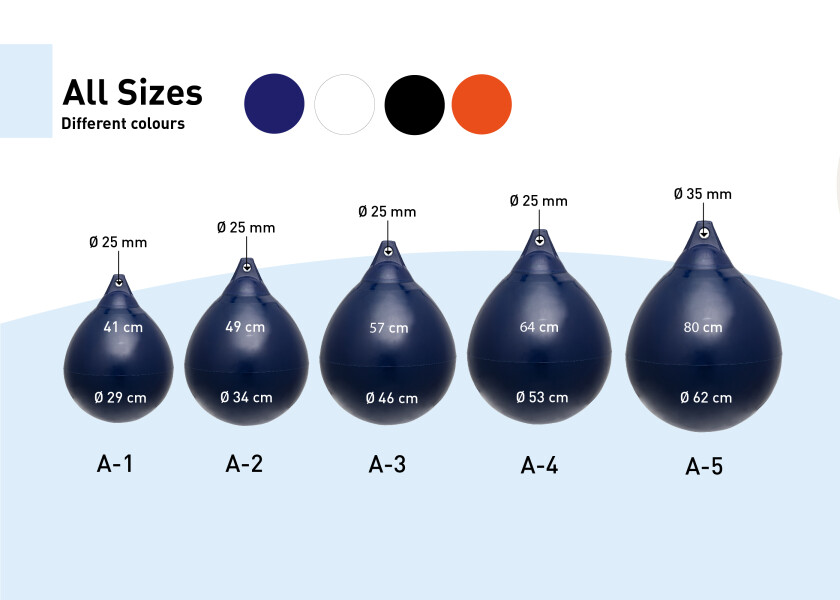 Купить SEATEC Ball Fender / blue 10469-bvs 7ft.ru в интернет магазине Семь Футов