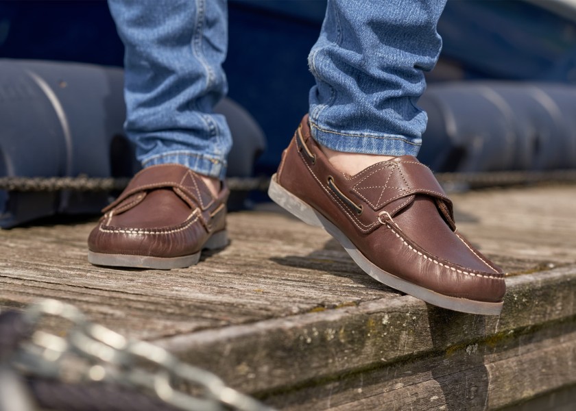 Купить SEATEC 56CS8510-41 Топсайдеры на липучке / коричневый / Размер обуви: 41 7ft.ru в интернет магазине Семь Футов