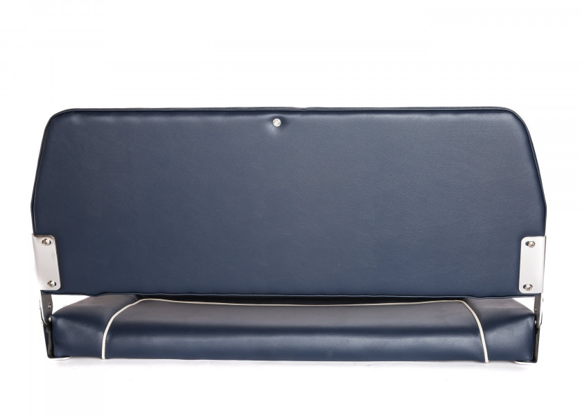 Купить Складное судовое сиденье Vetus V-quipment First Class DCHFSB 480x450x900мм синее с белыми швами поставляется без стоек 7ft.ru в интернет магазине Семь Футов