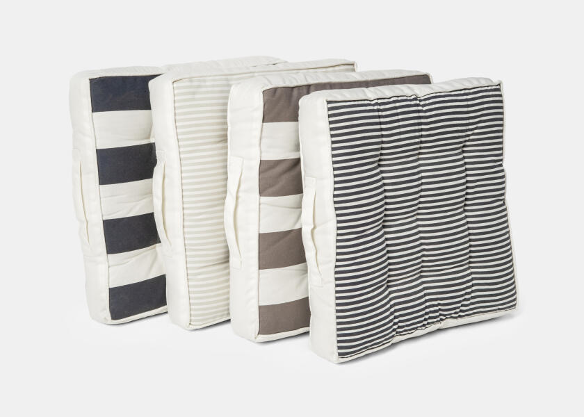 Купить Подушка Kapok Deck / антрацит / широкие полосы 7ft.ru в интернет магазине Семь Футов