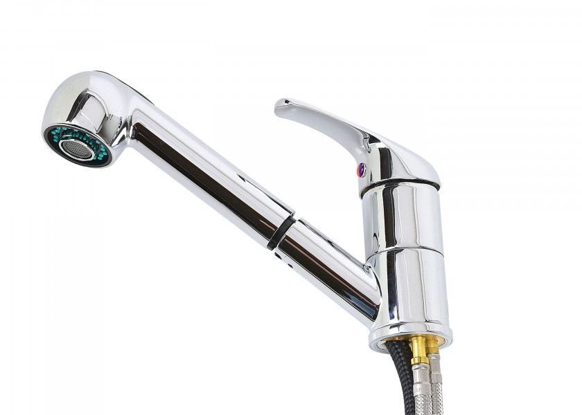 Купить BAVARIA 300879_BH SUPRA Смеситель для мойки с душевой лейкой 20501-bvs 7ft.ru в интернет магазине Семь Футов