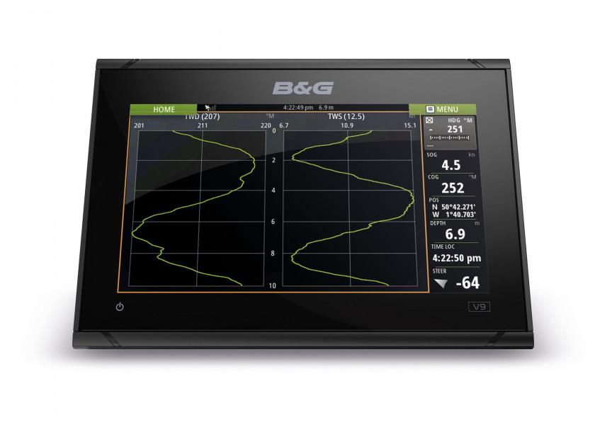Купить B&G 000-13214-001 Vulcan9 FS С картографией Черный  No Transducer  7ft.ru в интернет магазине Семь Футов