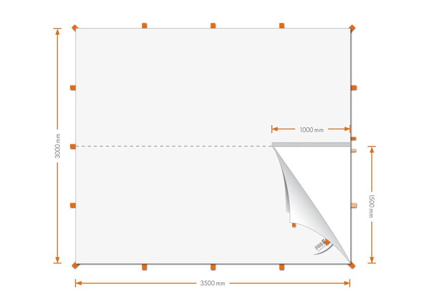 Купить SEAEQ Weather-Sail quattro WS350 46857-bvs 7ft.ru в интернет магазине Семь Футов