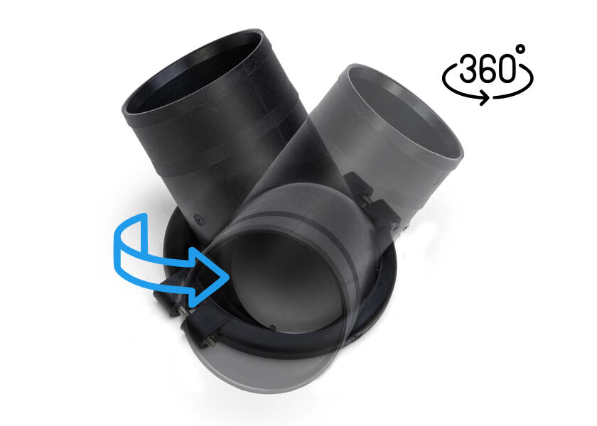 Купить Вращающийся адаптер Vetus DM30008 Ø75мм для водяных замков NLP75HD 7ft.ru в интернет магазине Семь Футов