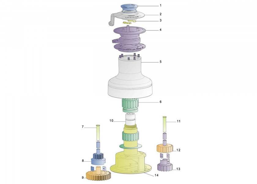 Купить Лебёдка двухскоростная из черного алюминия Lewmar EVO 65ST 49565055 13,4:1/64:1 1600 кг 8 - 18 мм 7ft.ru в интернет магазине Семь Футов