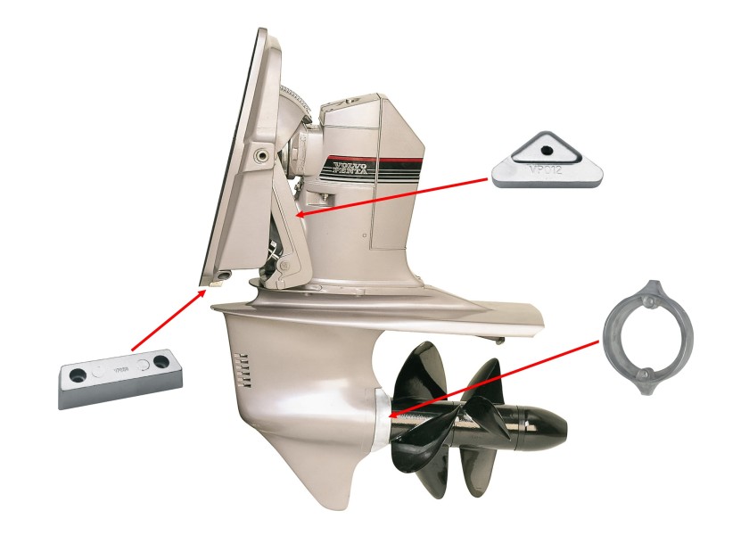 Купить VPKIT290DPC Набор анодов для Volvo Penta Z-Drive 290 DPC / Материал: Цинк 22033-bvs 7ft.ru в интернет магазине Семь Футов