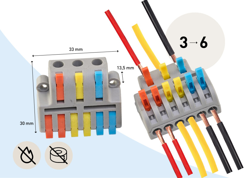 Купить SEATEC Connection terminal 3 inputs - 6 outputs / 0.2 - 4 mm2 / 4 pcs. 29750-bvs 7ft.ru в интернет магазине Семь Футов