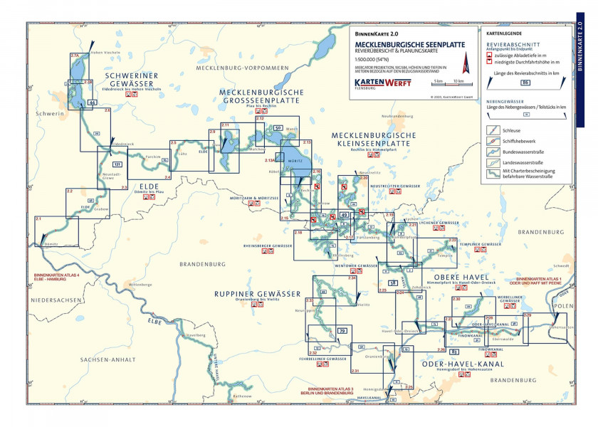Купить KARTENWERFT 978-3-944082-14-1 Атлас 2 Прибрежная карта Мекленбургского поозерья 7ft.ru в интернет магазине Семь Футов